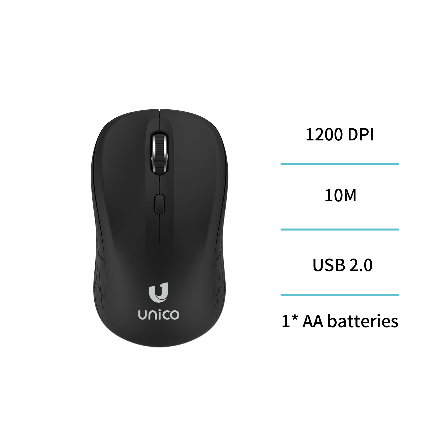 Unico MS9578 ratón inalámbrico