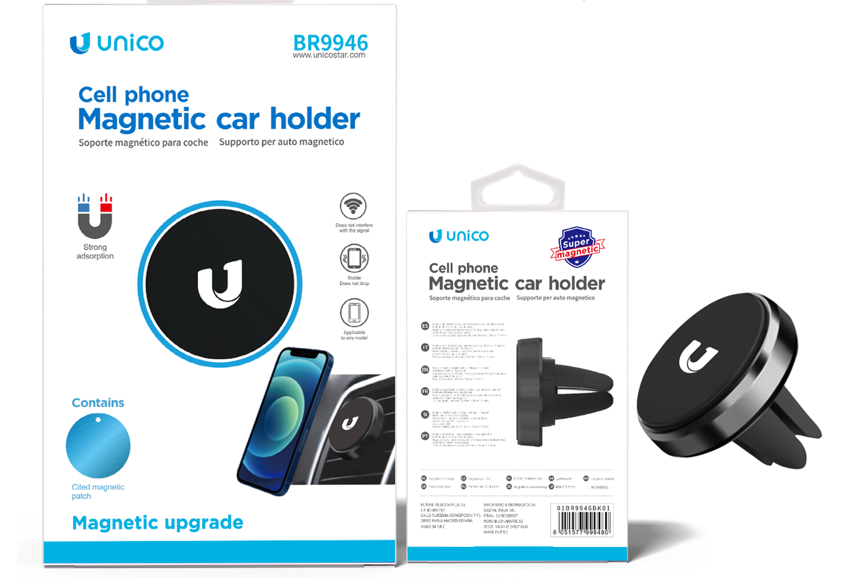 UNICO BR9946 Soporte magnético