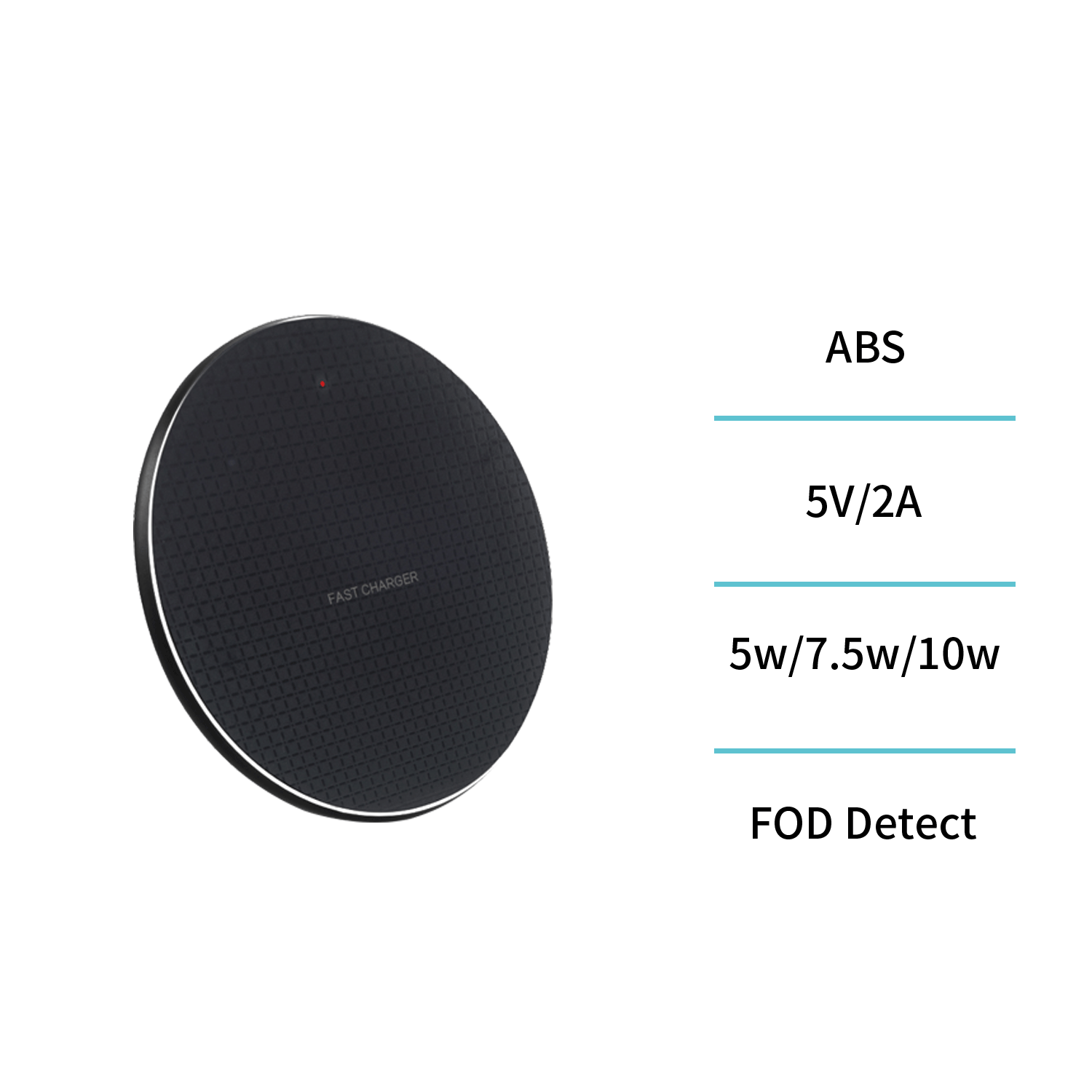 HC1940 Cargador inalámbrico 10W (Incluye cable Micro Usb 0.5m 2A)