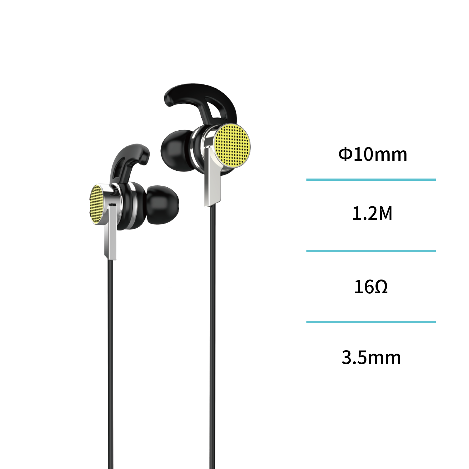 UNICO EP1947 Auriculares con cable UNI-Sports