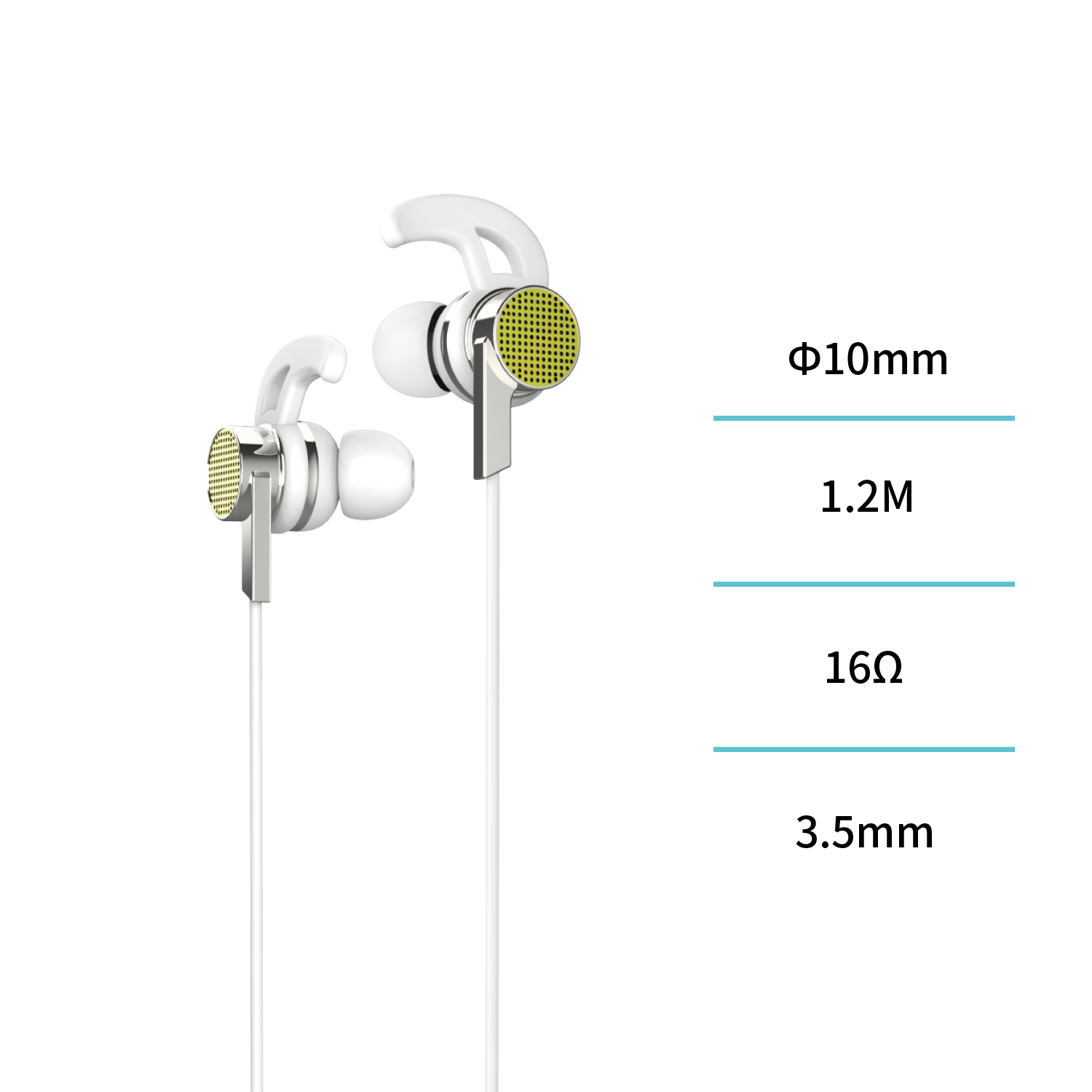 UNICO EP1947 Auriculares con cable UNI-Sports