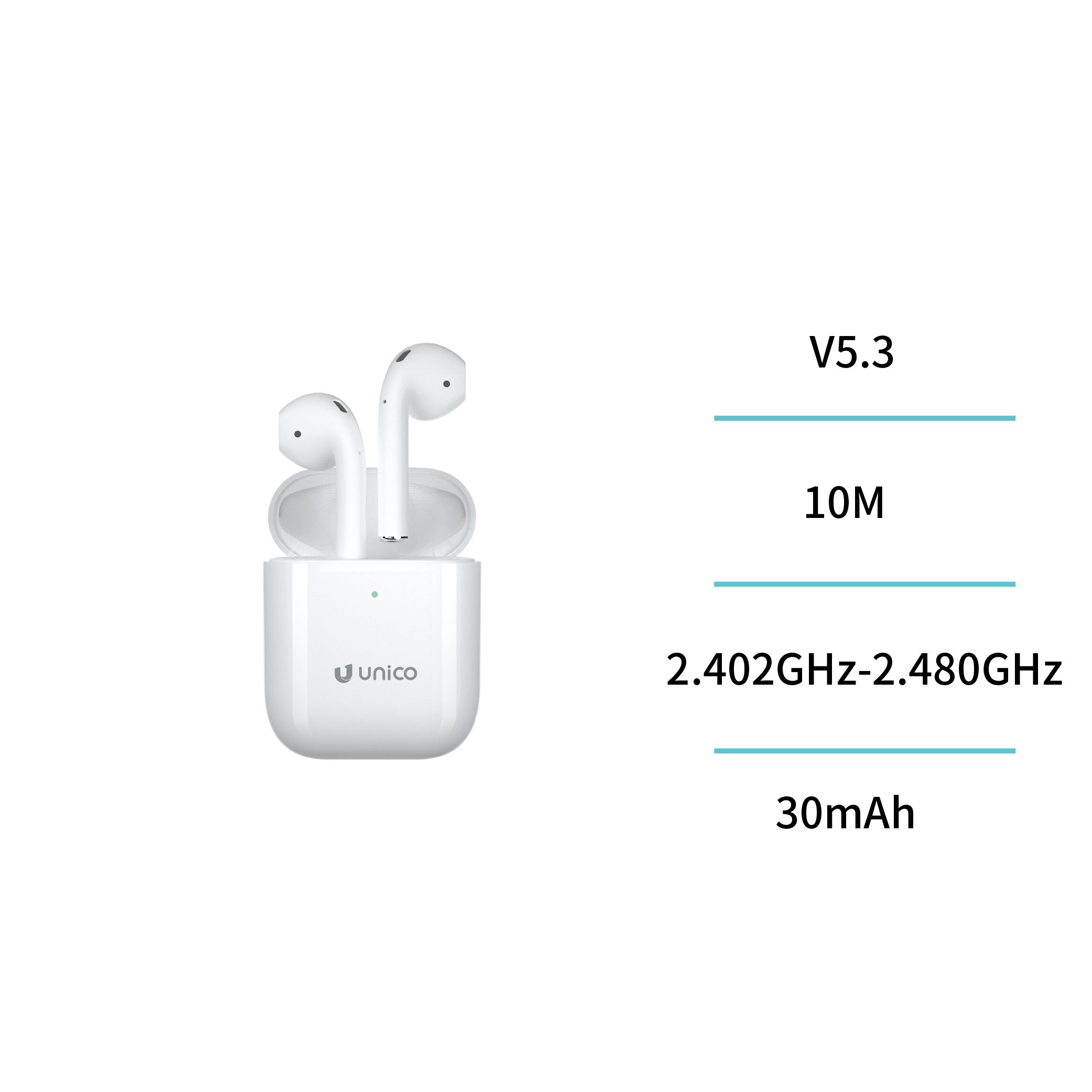 UNICO EP0267 TWS Auricular Bluetooth ES