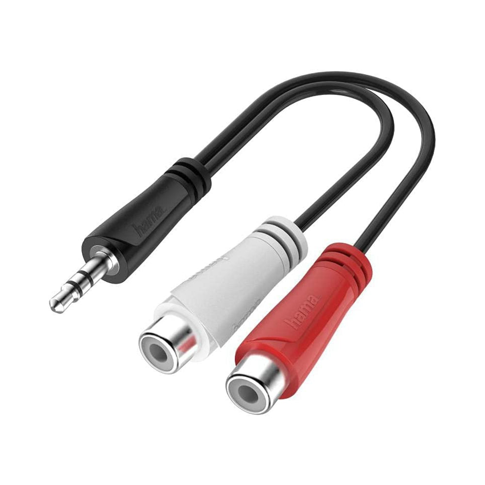 Hama 200350 Adaptador Jack de 3,5 mm a RCA.