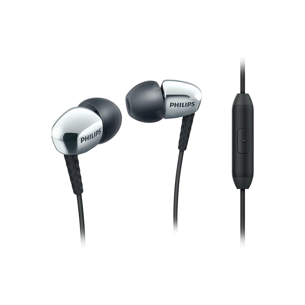 Philips SHE3905SL/00- Auriculares con micrófono Color Plata