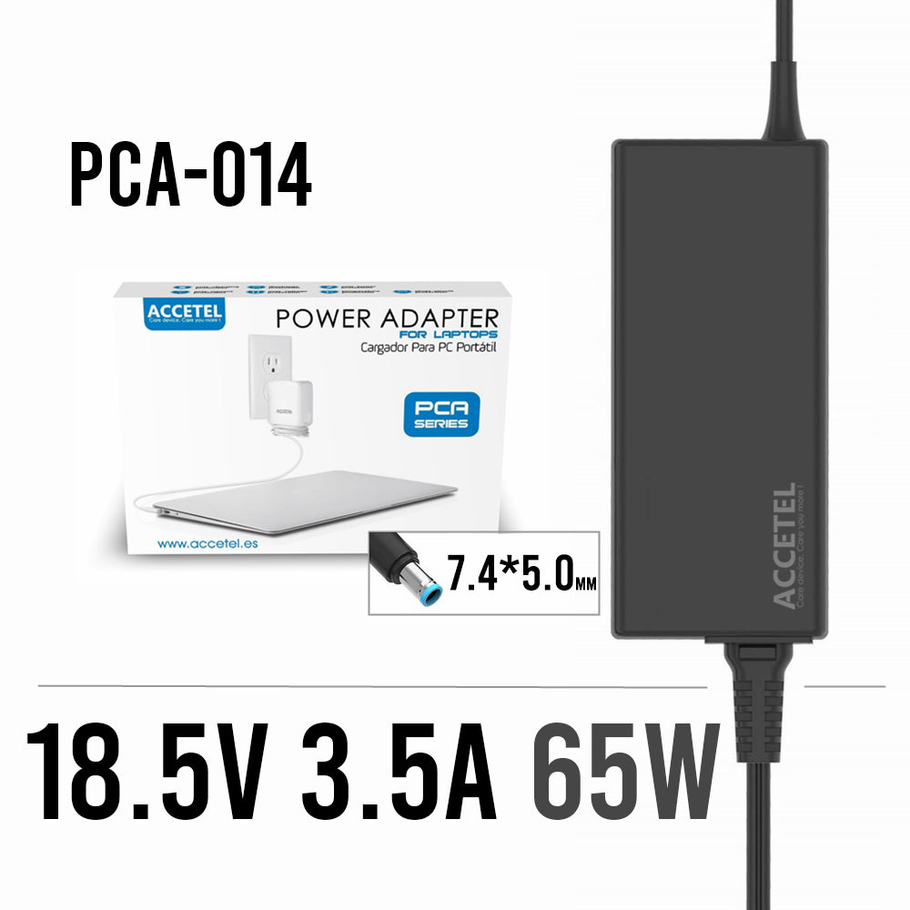 PCA-014 Cargador Hp 18.5V 3.5A 7.4*5.0mm 65W