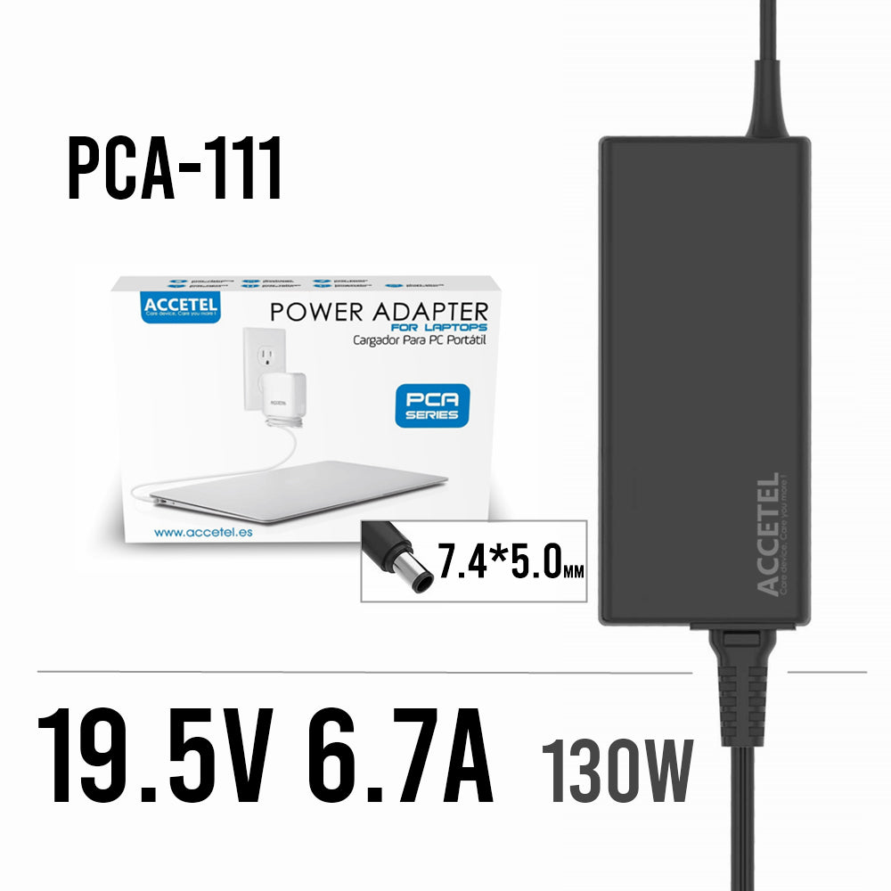 PCA-111 Cargador Dell 19.5V 6.7A 7.4*5.0mm 130W