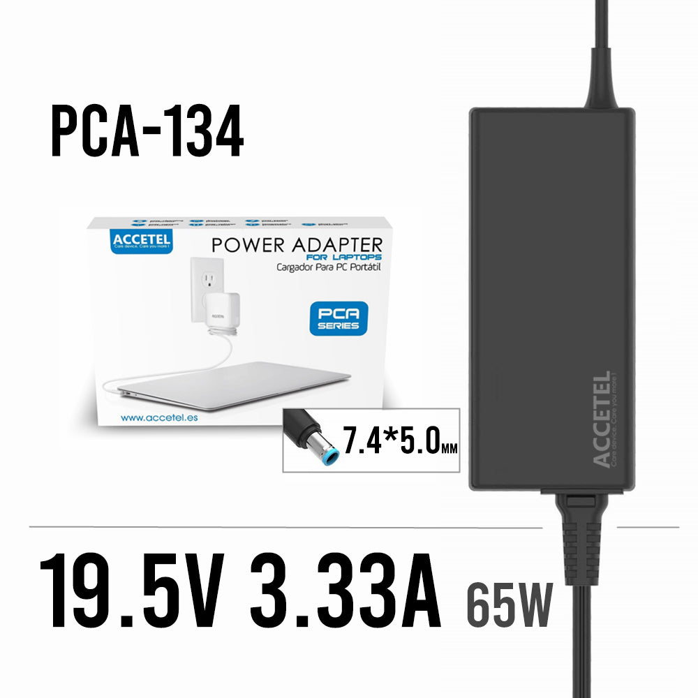 PCA-134 Cargador Hp 19.5V 3.33A 7.4*5.0mm 65W