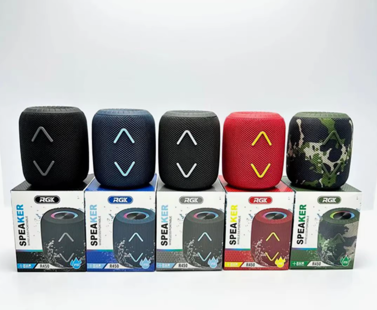 RGK R450 Altavoz bluetooth inalámbrico,resistente al agua