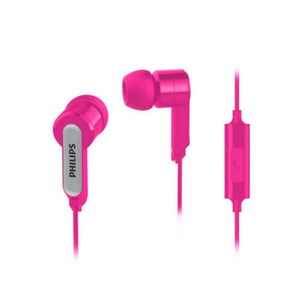 Philips SHE1405BL SHE1405 - Auriculares in-Ear con micrófono, Color ROSA