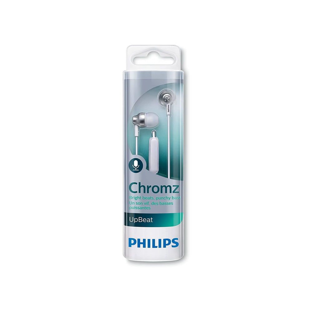 Philips SHE3855GD/00 - Auriculares internos con micrófono (diseño, Cable Reforzado, Graves potentes)