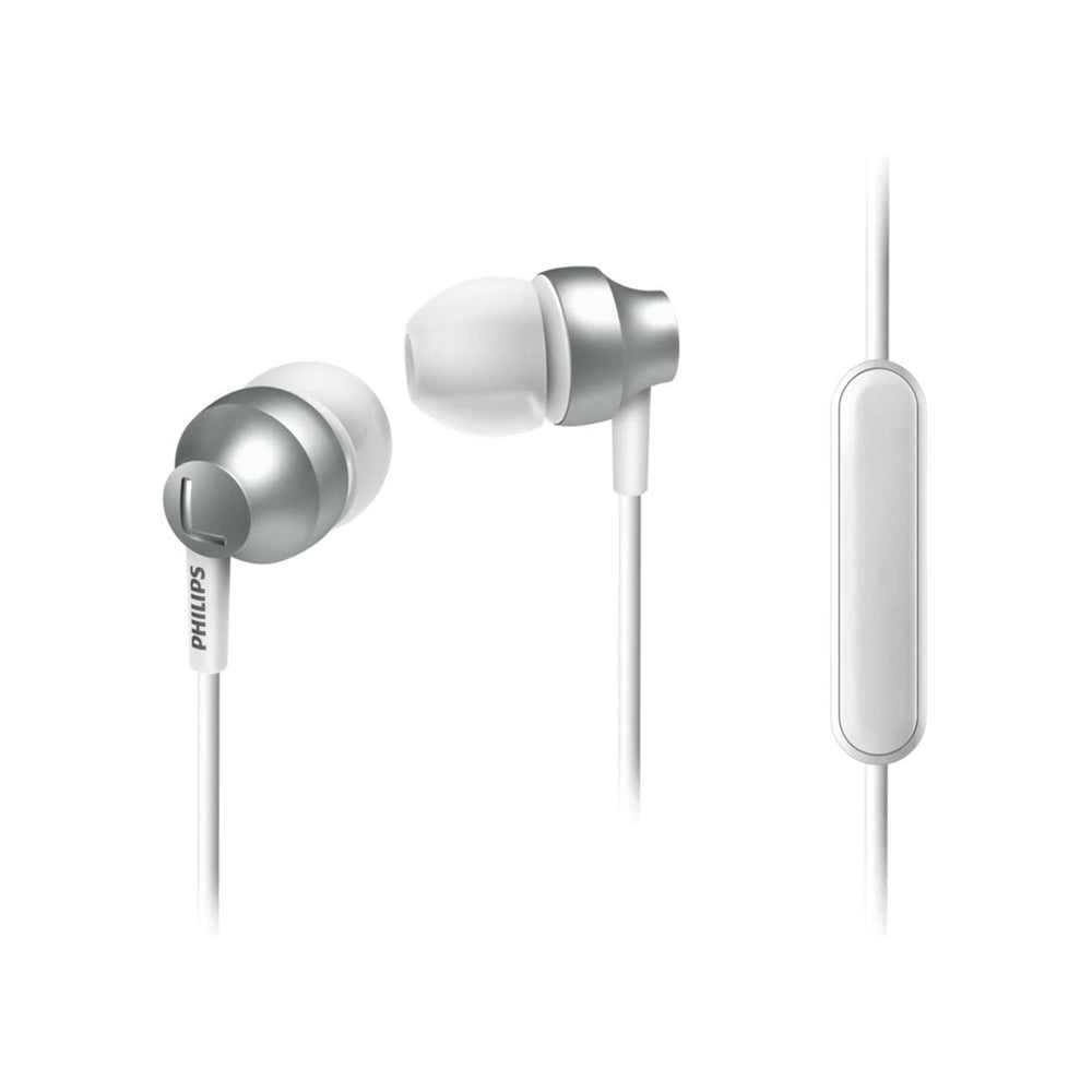 Philips SHE3855GD/00 - Auriculares internos con micrófono (diseño, Cable Reforzado, Graves potentes)