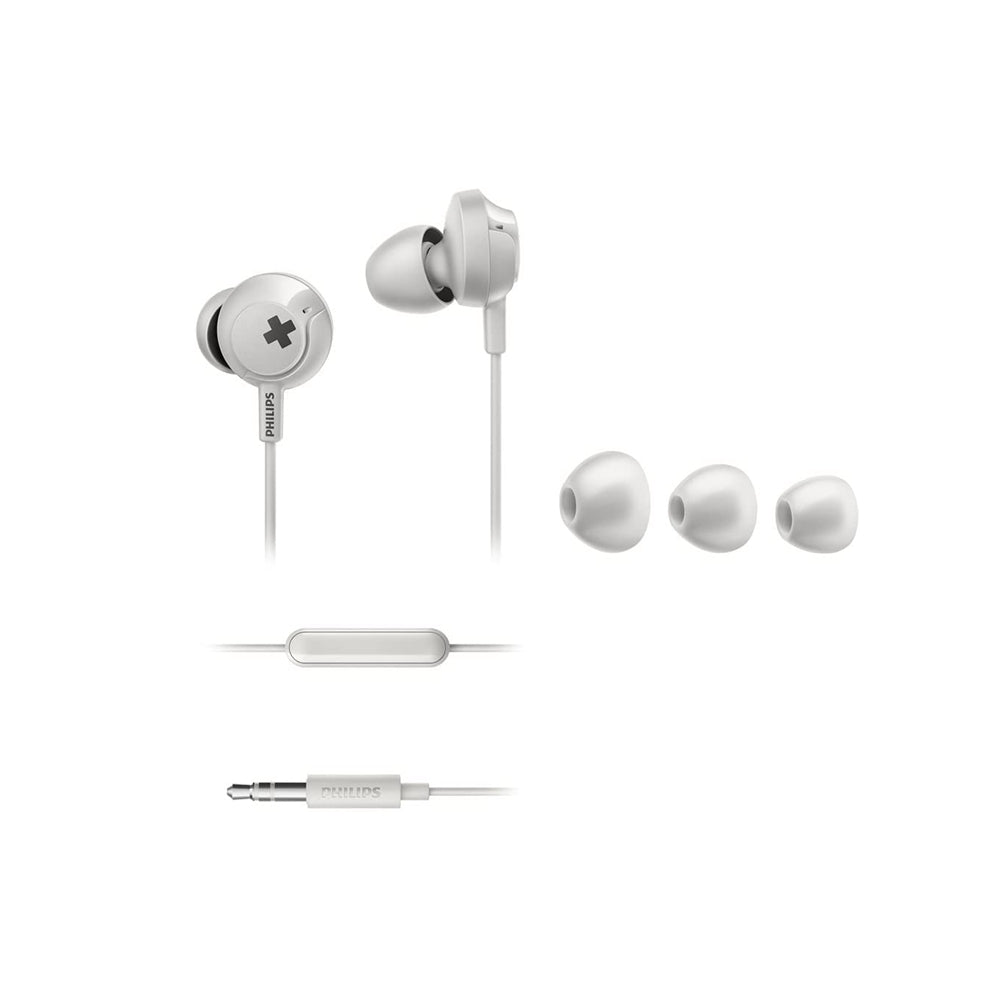 Philips SHE4305WT/00 - Auriculares (Alámbrico, Dentro de oído, Binaural, Intraaural, 9-23000 Hz), Blanco