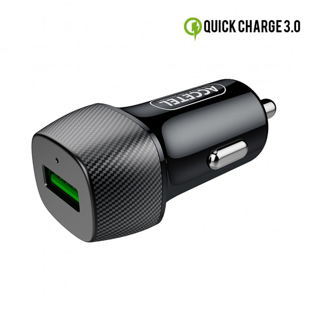 CC280 Accetel Cargador De Coche Con Carga Rápida QC3.0 18W