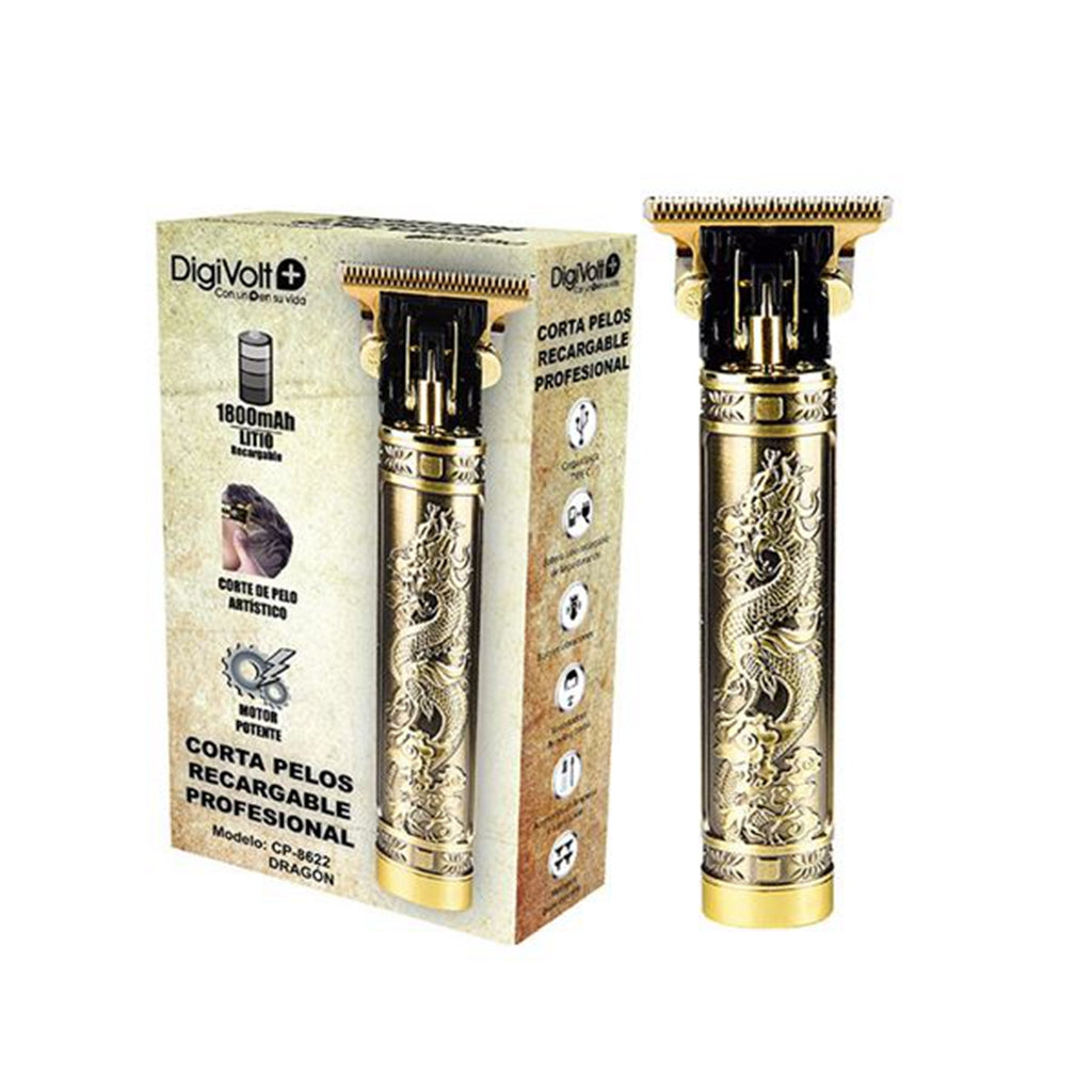 Digivolt CP-8622 Cortapelo Recargable Dragón Tipo C Metálico