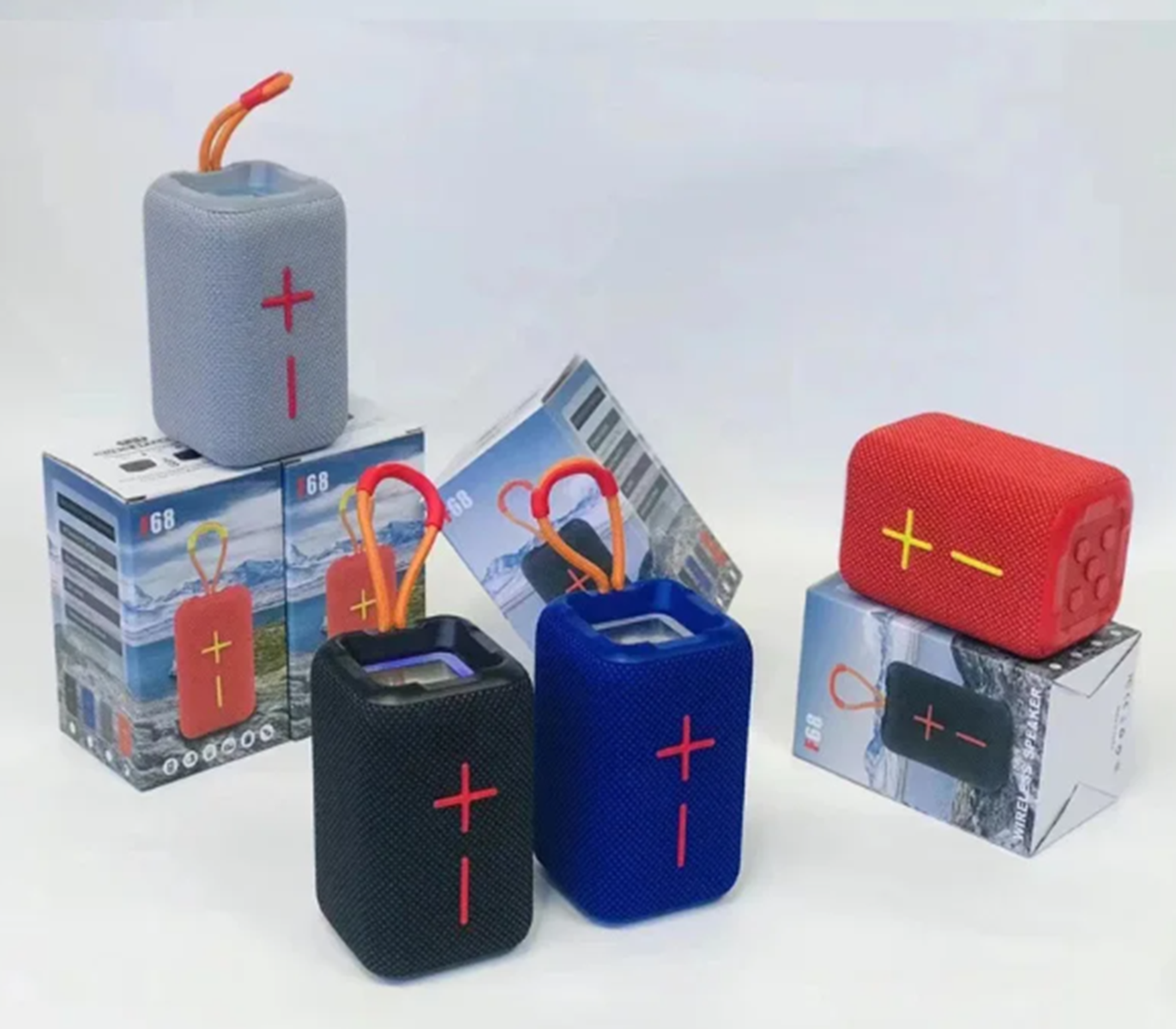 Unico Caja de audio F68 para el hogar, altavoz de graves potentes