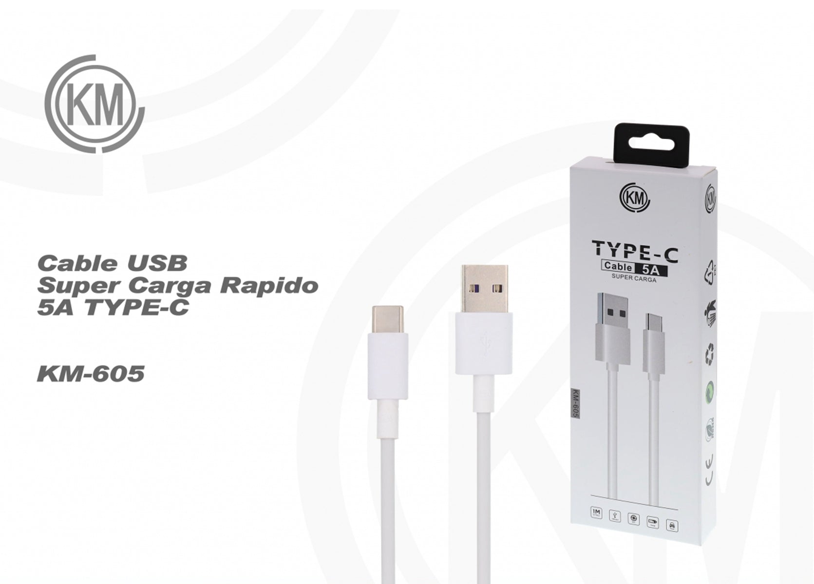 KM-605 CABLE TYPE-C 5A